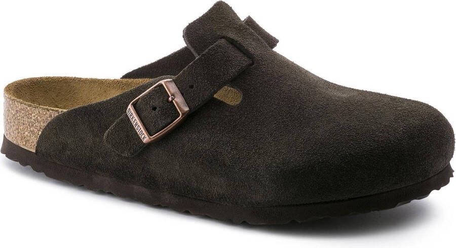 Birkenstock Boston VL WB Narrow Unisex Clogs Mocca