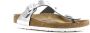 Birkenstock Gizeh Dames Slippers Metallic Silver Regular fit | Zilver | Leer - Thumbnail 6