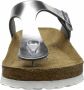 Birkenstock Gizeh Dames Slippers Metallic Silver Regular fit | Zilver | Leer - Thumbnail 11