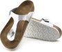 Birkenstock Gizeh Dames Slippers Metallic Silver Regular fit | Zilver | Leer - Thumbnail 8
