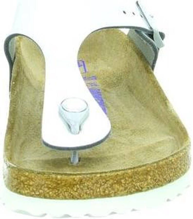 Birkenstock Gizeh Dames Slippers Metallic Silver Regular fit | Zilver | Leer - Foto 9