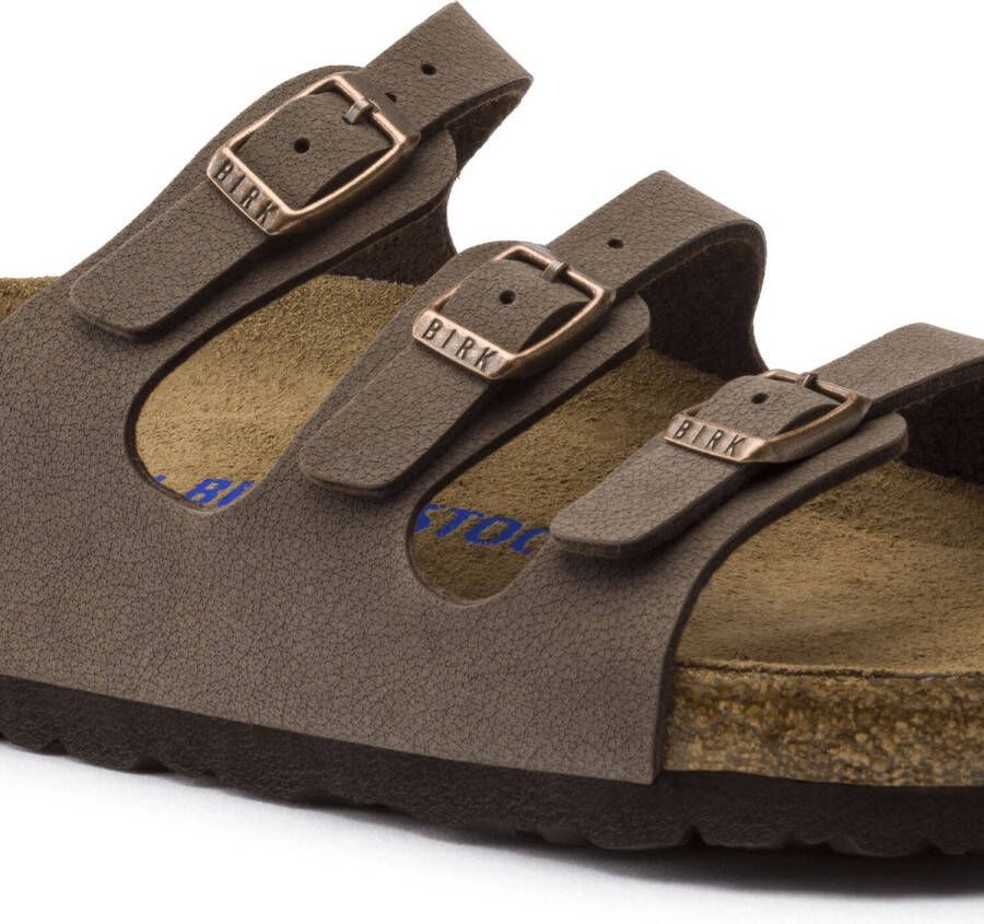 Birkenstock Florida Bruin Zacht Voetbed