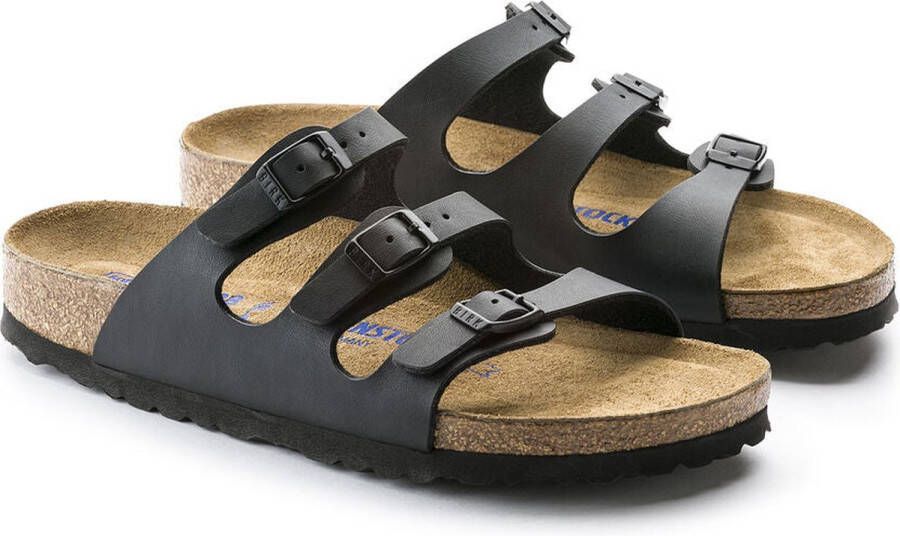 Birkenstock Florida BS dames sandaal zwart