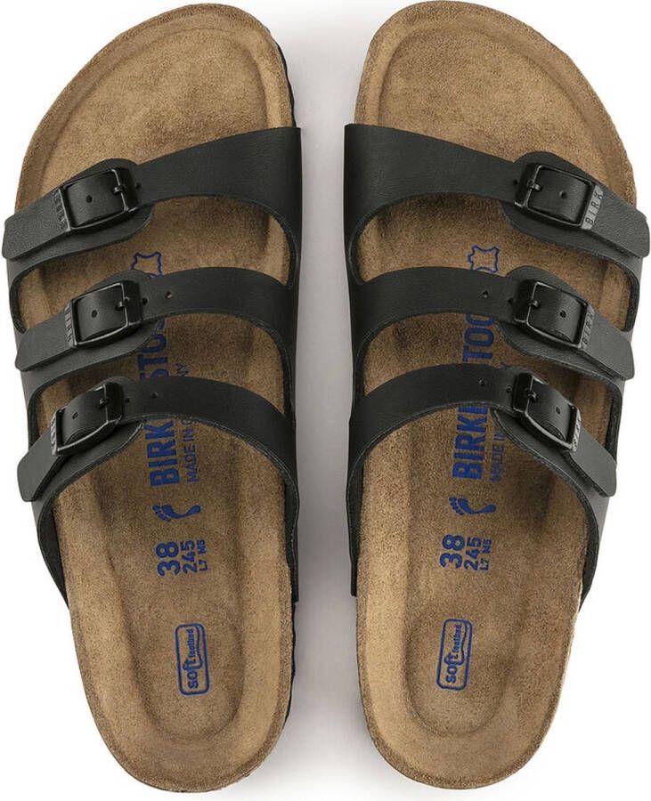 Birkenstock Florida BS dames sandaal zwart