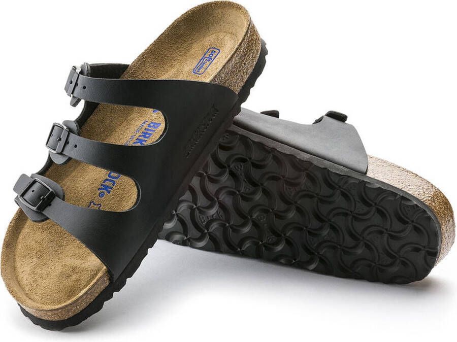 Birkenstock Florida BS Dames Sandaal Zwart Dames