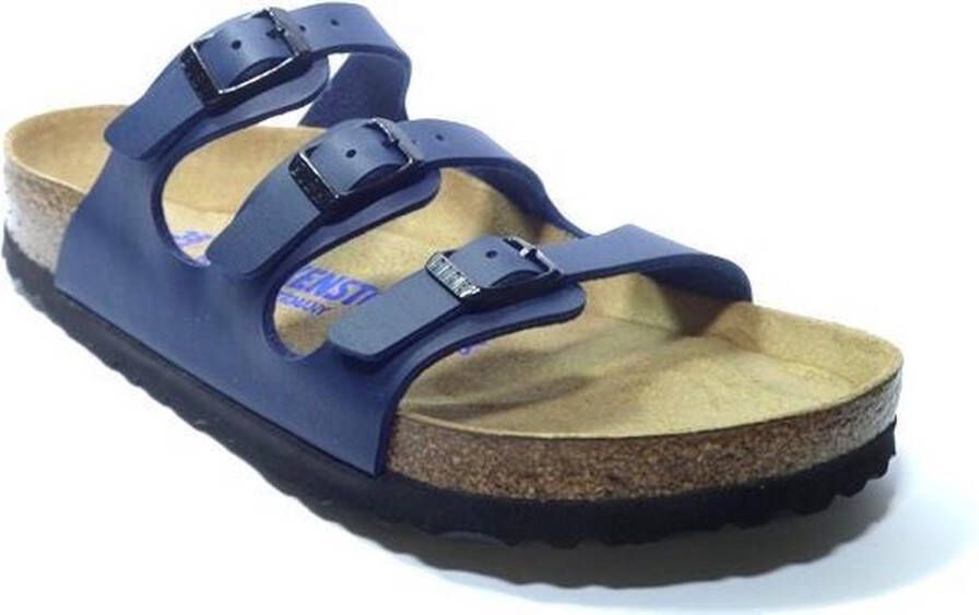 Birkenstock Florida Slippers Dames Blauw