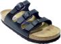 BIRKENSTOCK Slippers Dames Soft Foodbed Maat: 43 Materiaal: Leer Kleur: Zwart - Thumbnail 15