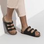 BIRKENSTOCK Slippers Dames Soft Foodbed Maat: 36 Materiaal: Leer Kleur: Zwart - Thumbnail 15