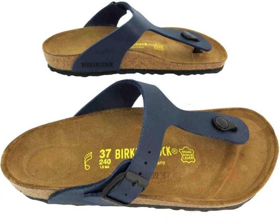 Birkenstock GIZEH BF BLUE Dames slippers Blauw