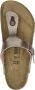 Birkenstock Gizeh Dames Slippers Graceful Taupe Regular fit | Taupe | Imitatieleer - Thumbnail 14