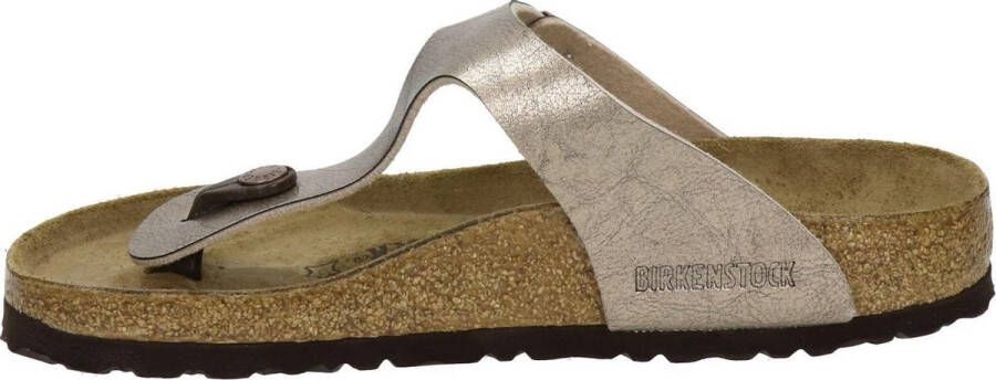 Birkenstock Gizeh Dames Slippers Graceful Taupe Regular fit | Taupe | Imitatieleer - Foto 14