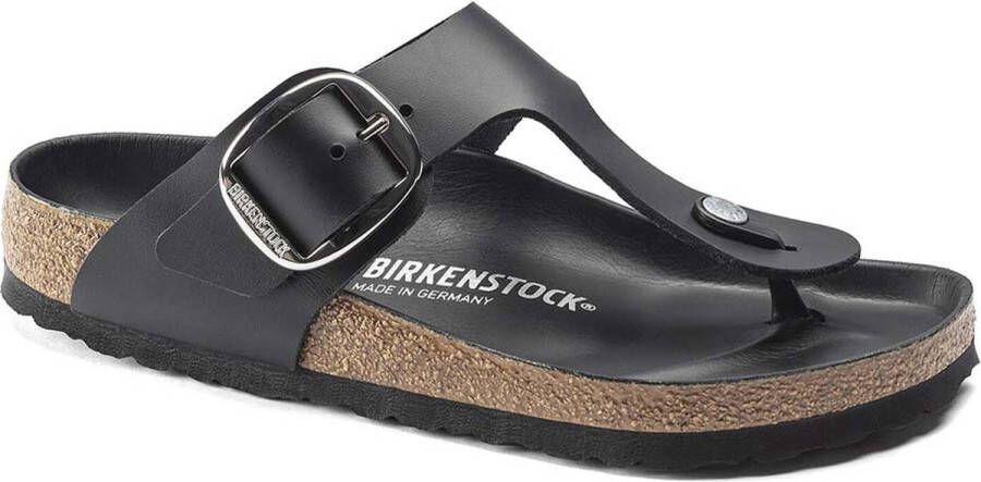 Birkenstock Gizeh Big Buckle sandalen zwart natuurleer regular dames(1018753 ) - Foto 7