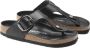 Birkenstock Gizeh BIG Buckle 1018753 Flip Flops Zwart Unisex - Thumbnail 11