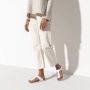 Birkenstock Gizeh BS dames sandaal wit - Thumbnail 12
