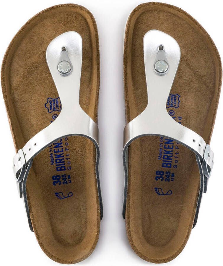 Birkenstock Gizeh BS dames sandaal zilver
