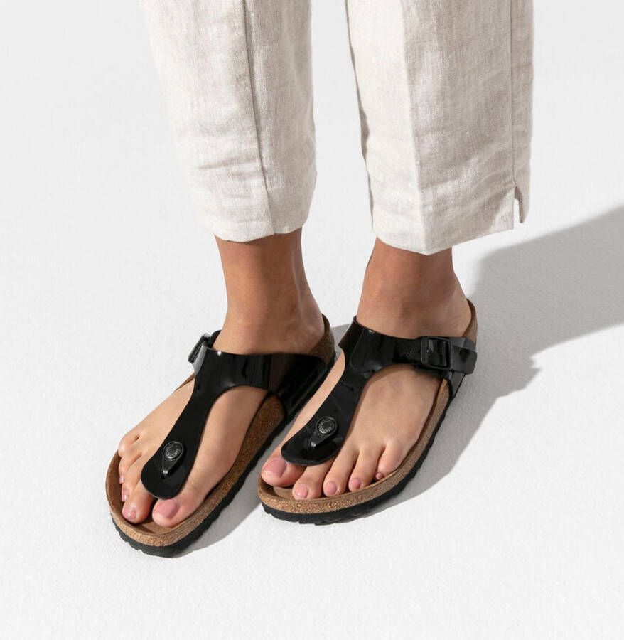 Birkenstock Gizeh BS dames sandaal zwart