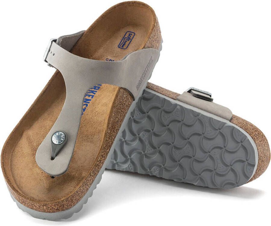 Birkenstock Gizeh dames sandaal grijs