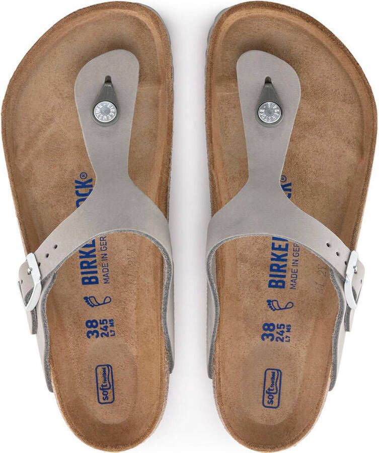 Birkenstock Gizeh dames sandaal grijs