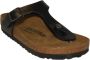 Birkenstock Gizeh Dames Slippers Metallic Black Regular fit | Zwart | Imitatieleer - Thumbnail 14