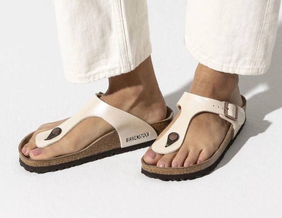 Birkenstock Gizeh Dames Slippers White