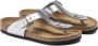 Birkenstock Gizeh Kids Slippers Electric Metallic Silver Narrow-fit - Thumbnail 7