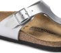 Birkenstock Gizeh Kids Slippers Electric Metallic Silver Narrow-fit - Thumbnail 8