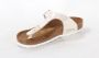 Birkenstock Gizeh Sportieve slippers Meisjes Beige BF Shiny Snake Cream - Thumbnail 4