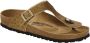 Birkenstock Gizeh Leopard Gold regular BF SMU Dames Slippers - Thumbnail 12