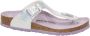 Birkenstock Gizeh Kids Slippers Disco Zilver Narrow - Thumbnail 4