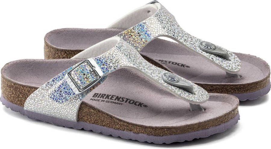 Birkenstock gizeh 2025 zilver