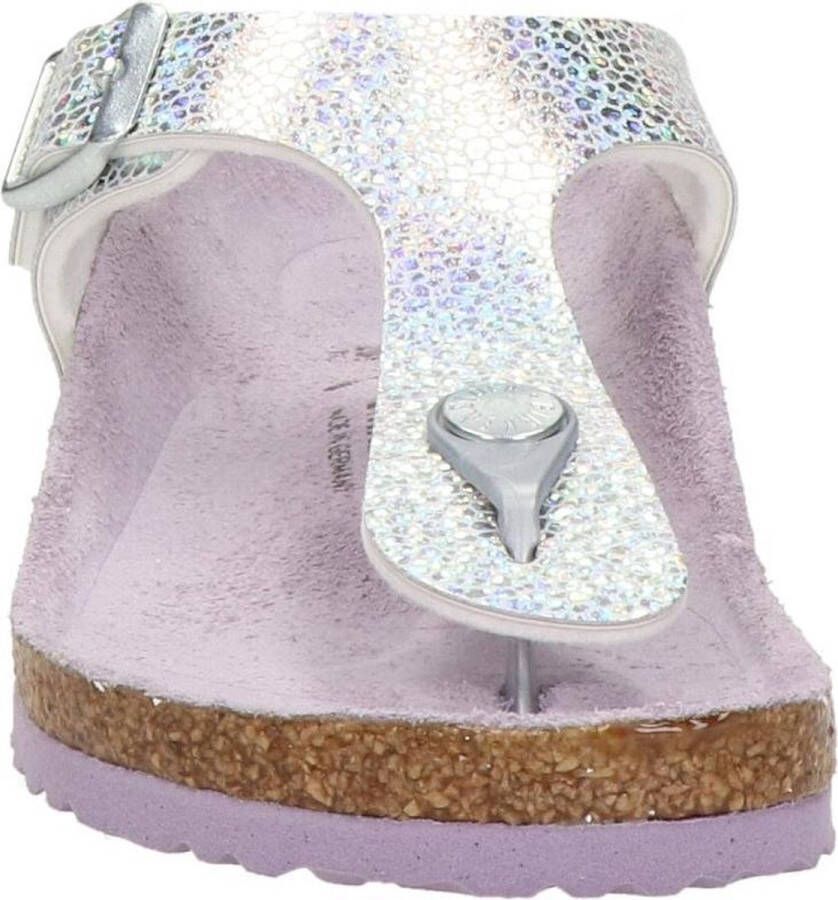Birkenstock Gizeh meisjes slipper Zilver