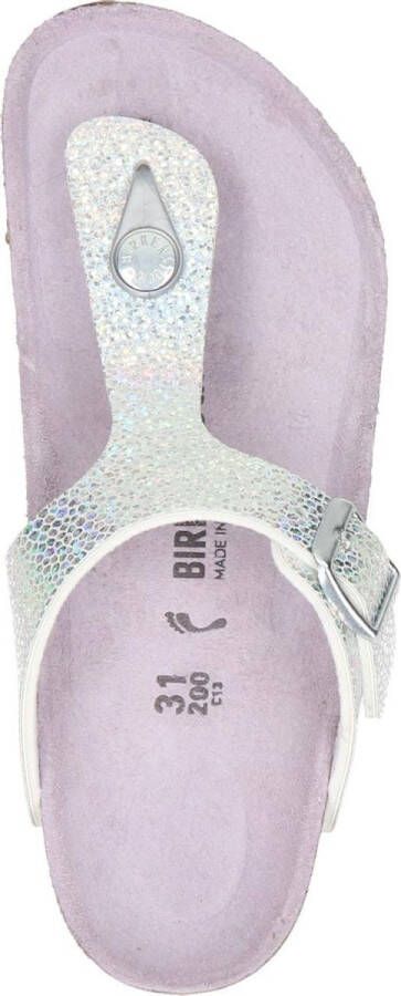 Birkenstock Gizeh meisjes slipper Zilver