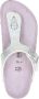 Birkenstock Gizeh Kids Slippers Disco Zilver Narrow - Thumbnail 9