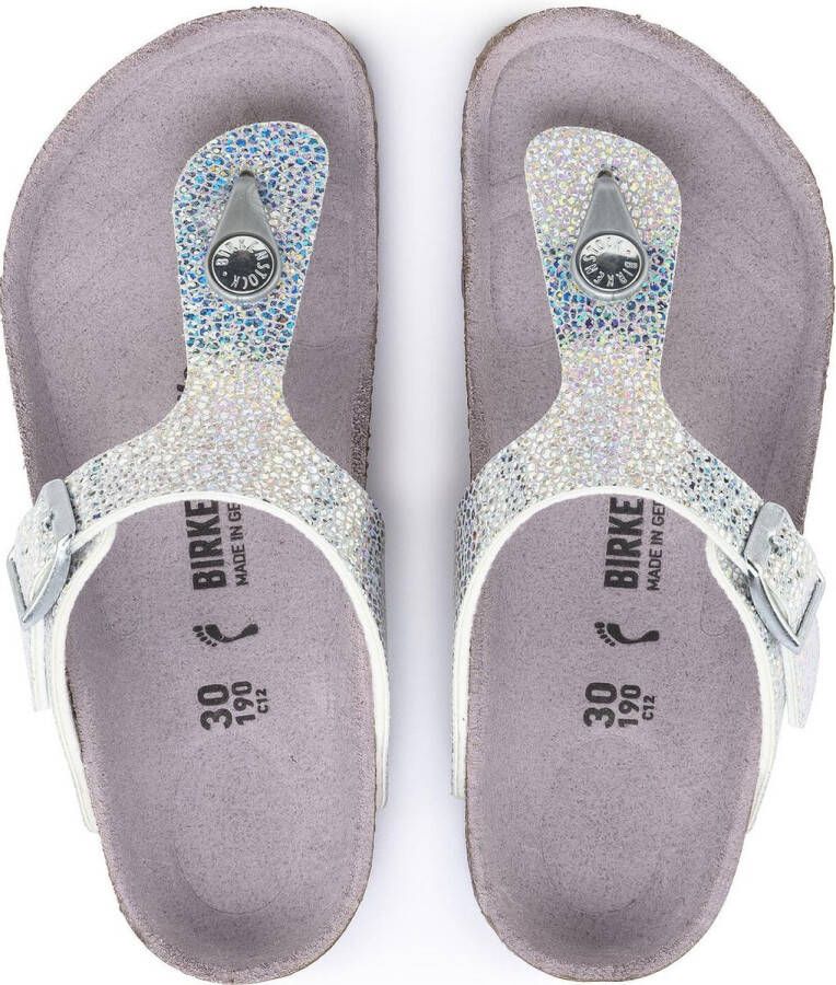 Birkenstock Gizeh meisjes slipper Zilver