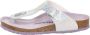 Birkenstock Gizeh Kids Slippers Disco Zilver Narrow - Thumbnail 11