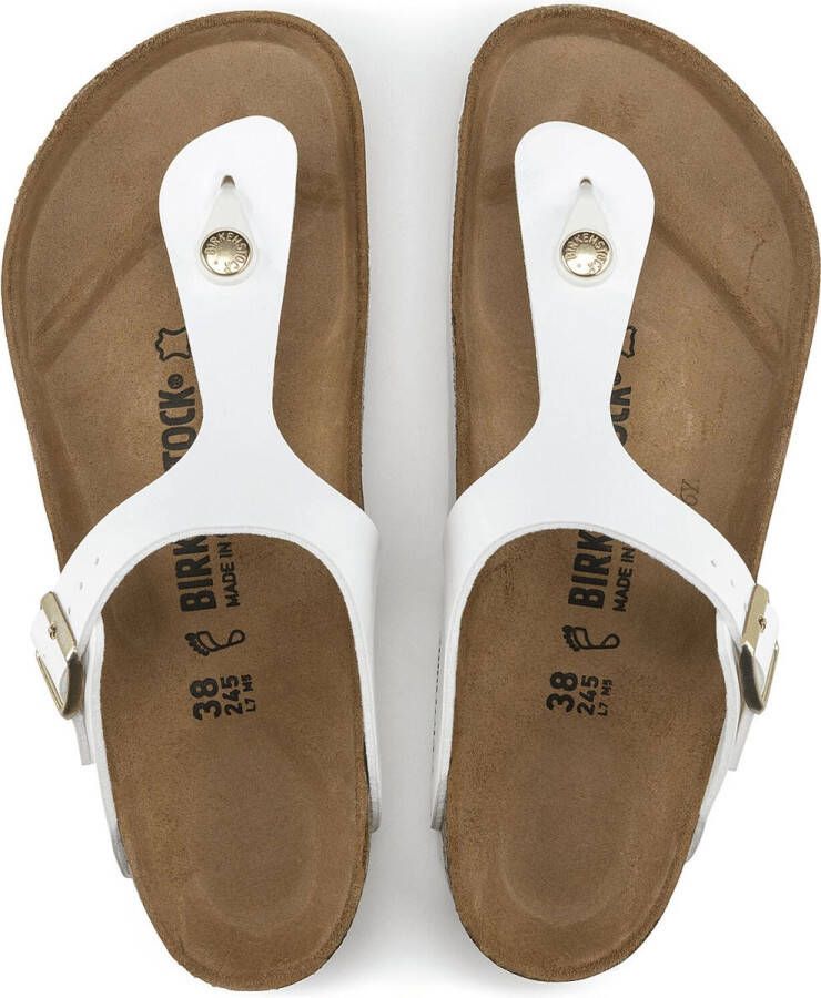 Birkenstock Gizeh Patent Calz N MIINTO b0a9350188b5bb0c32bf Wit Dames - Foto 11