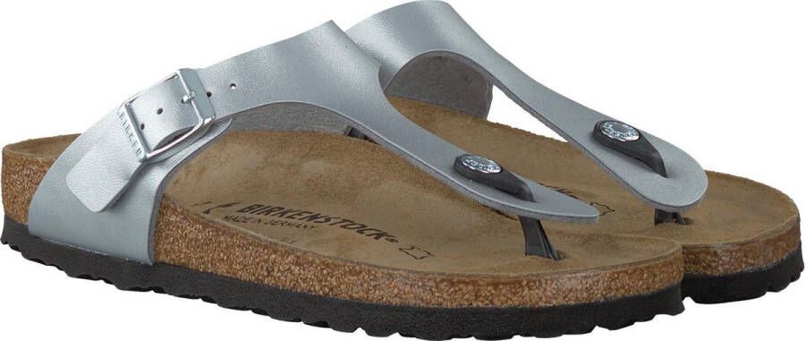 Birkenstock Gizeh slippers zilver