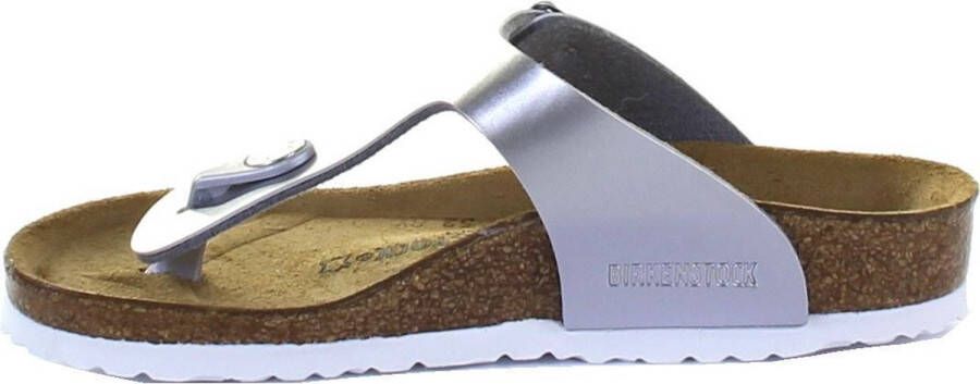 Birkenstock Gizeh slippers zilver