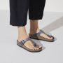 Birkenstock Gizeh Dames Slippers Iridescent Black Regular fit | Zwart | Microvezel - Thumbnail 8
