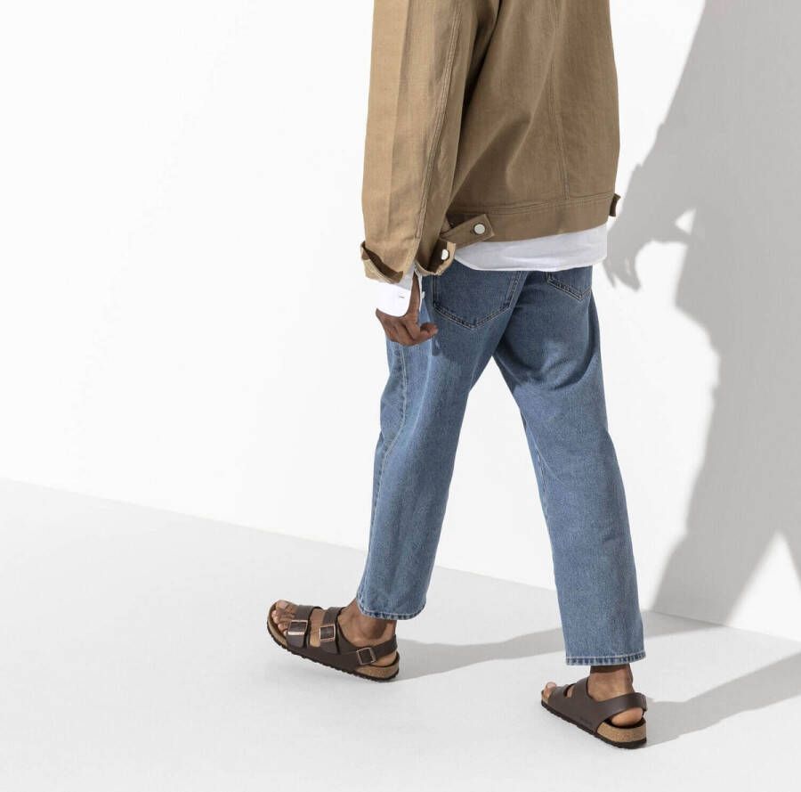 Birkenstock Heren Sandalen Milano Bruin