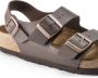 Birkenstock Milano Sandalen Dark Brown Regular-fit Bruin Imitatieleer - Thumbnail 12