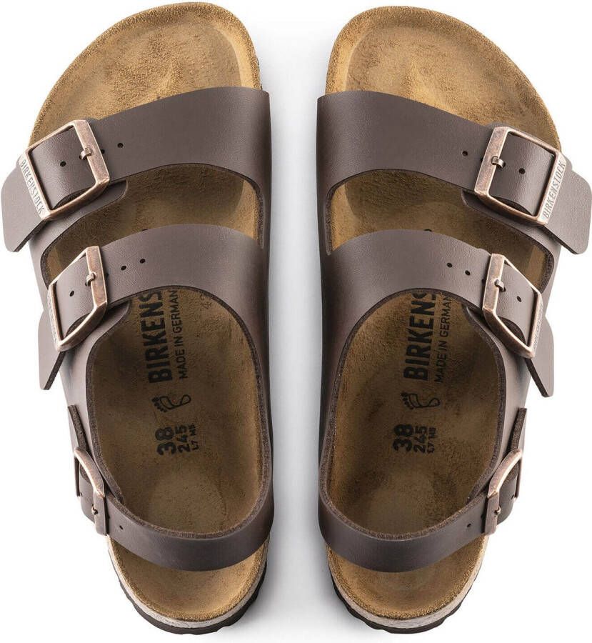 Birkenstock Heren Sandalen Milano Bruin