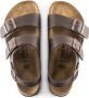 Birkenstock Milano Sandalen Dark Brown Regular-fit Bruin Imitatieleer - Thumbnail 13