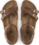 Birkenstock Kumba Dames Sandalen Cognac Narrow fit | Cognac | Nubuck - Thumbnail 14
