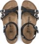 Birkenstock Kumba Dames Sandalen Black Narrow-fit Zwart Nubuck - Thumbnail 10