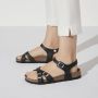 Birkenstock Kumba Dames Sandalen Black Narrow-fit Zwart Nubuck - Thumbnail 13