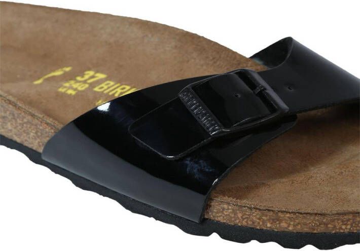 Birkenstock Madrid BF Lack Narrow Dames Slippers Black