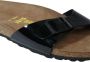 Birkenstock Sandalen Madrid Birko Flor Patent Etroit Zwart Unisex - Thumbnail 14