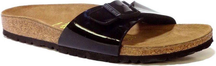 Birkenstock Madrid BF Lack Narrow Dames Slippers Black