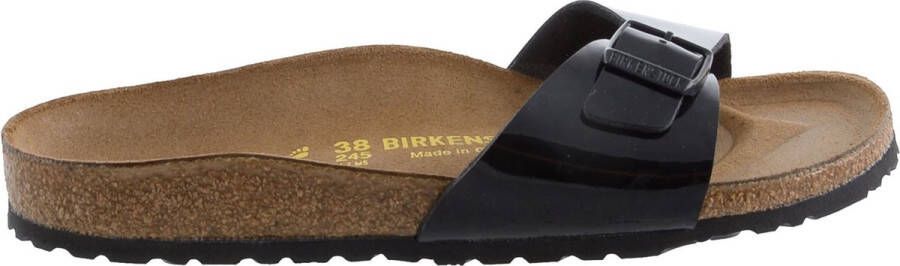 Birkenstock Sandalen Madrid Birko Flor Patent Etroit Zwart Unisex - Foto 13